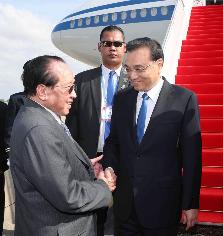 CAMBODIA-PHNOM PENH-LI KEQIANG-ARRIVAL