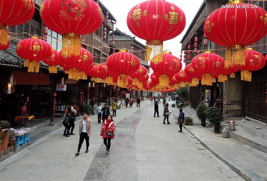 #CHINA-GUIZHOU-ANCIENT TOWN (CN)