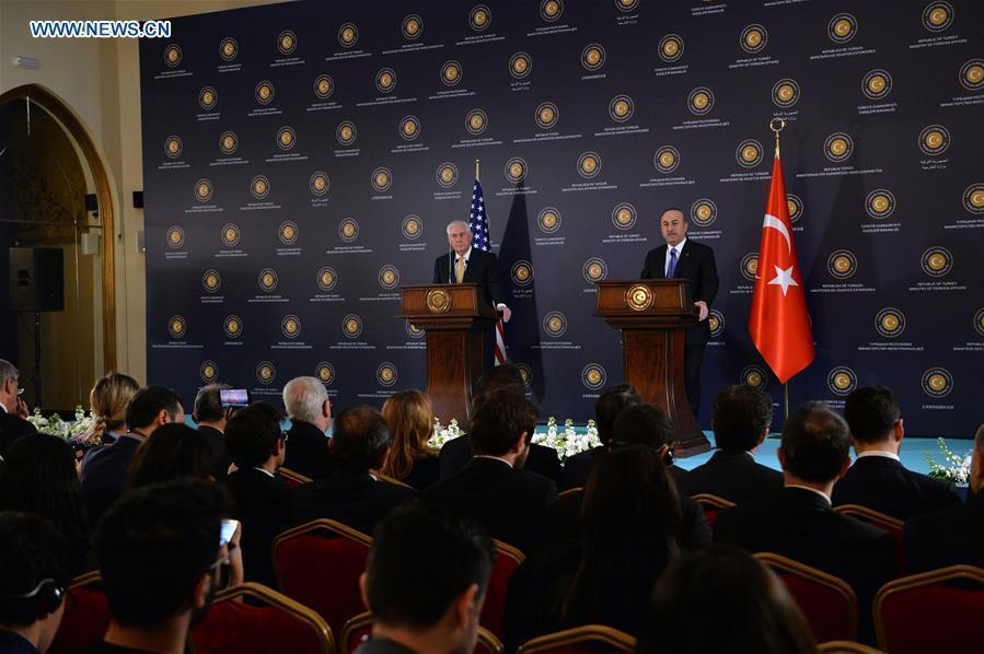 TURKEY-ANKARA-U.S.-SECRETARY OF STATE-TILLERSON-VISIT