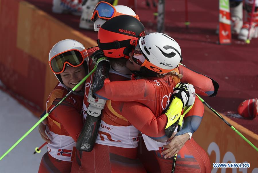 (SP)OLY-SOUTH KOREA-PYEONGCHANG-ALPINE SKIING-TEAM EVENT-FINAL