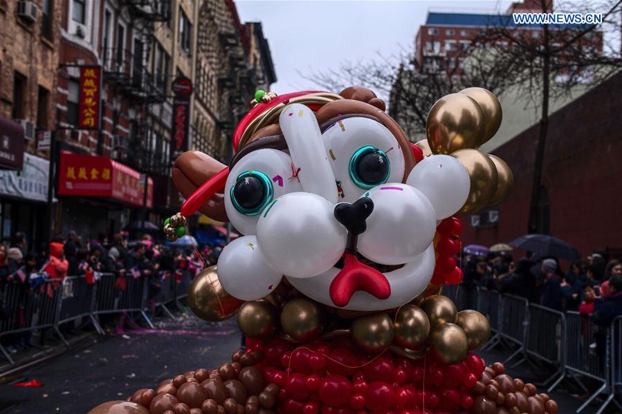 U.S.-NEW YORK-CHINATOWN-CHINESE NEW YEAR PARADE