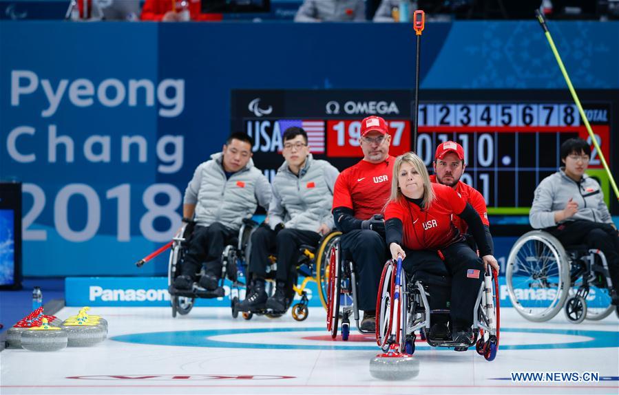 (SP)OLY-PARALYMPIC-SOUTH KOREA-PYEONGCHANG-WHEELCHAIR CURLING