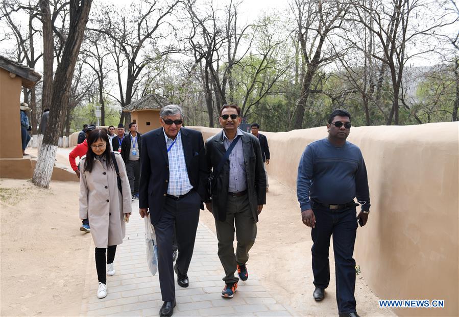 CHINA-SHAANXI-YAN'AN-SCO PEOPLE'S FORUM-VISITS (CN)