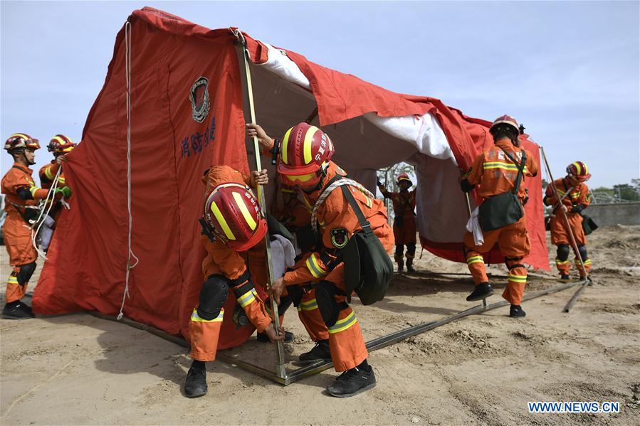 CHINA-NINGXIA-DISASTER-EARTHQUAKE-DRILL (CN)