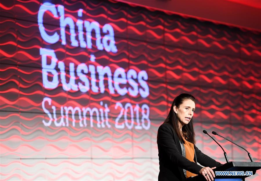 NEW ZEALAND-AUCKLAND-PM-ARDERN-CHINA BUSINESS SUMMIT