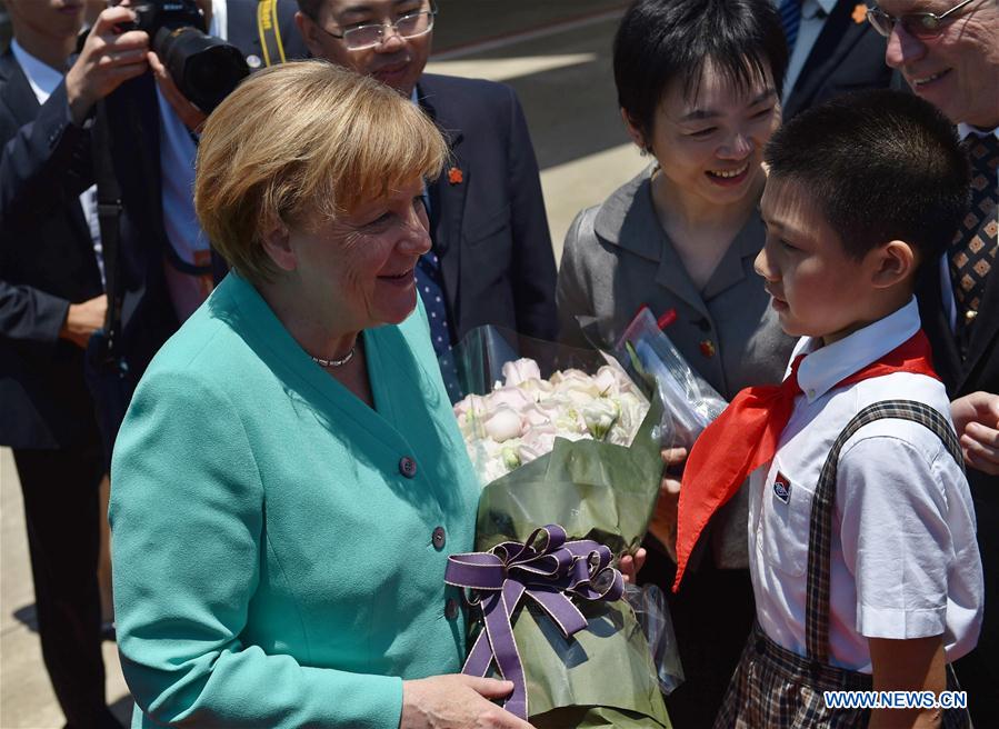 CHINA-SHENZHEN-GERMAN CHANCELLOR-VISIT (CN)