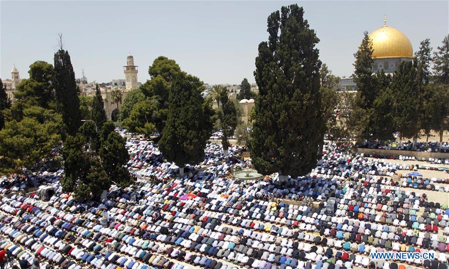 MIDEAST-JERUSALEM-AL-AQSA MOSQUE COMPOUND-RAMADAN