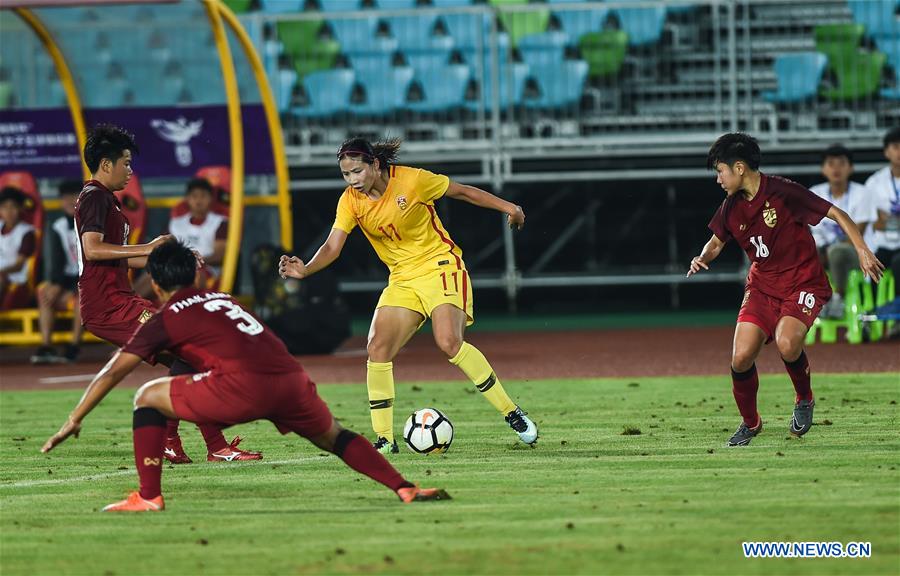 (SP)CHINA-DUYUN-FOOTBALL-INTERNATIONAL WOMEN'S YOUTH