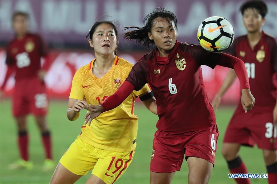 (SP)CHINA-DUYUN-FOOTBALL-INTERNATIONAL WOMEN'S YOUTH