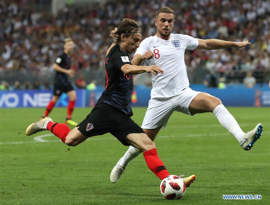 (SP)RUSSIA-MOSCOW-2018 WORLD CUP-SEMIFINAL-ENGLAND VS CROATIA