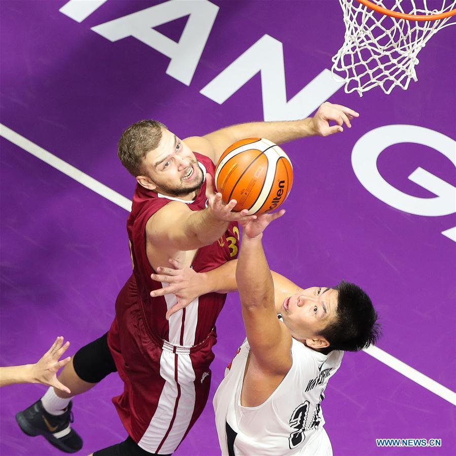 (SP)INDONESIA-JAKARTA-ASIAN GAMES-BASKETBALL-QATAR VS HONG KONG