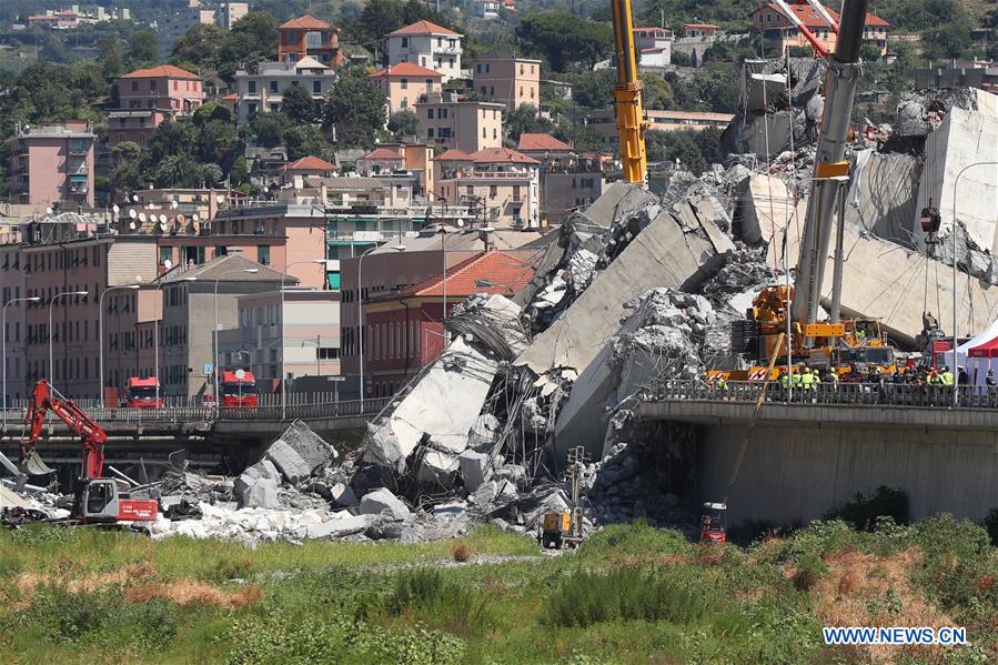 ITALY-GENOA-BRIDGE COLLAPSE