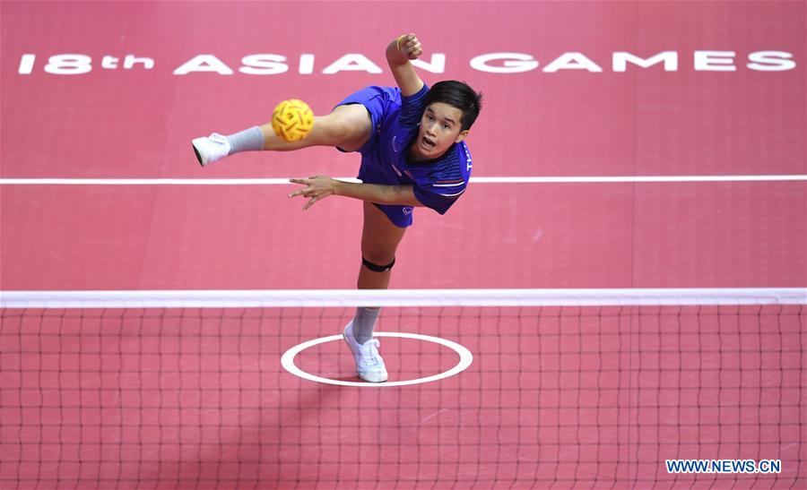 (SP)INDONESIA-PALEMBANG-ASIAN GAMES-SEPAKTAKRAW