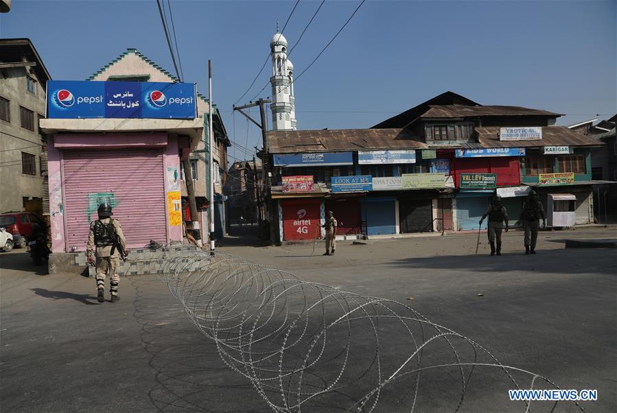 INDIAN-CONTROLLED KASHMIR-SRINAGAR-SHUTDOWN-RESTRICTIONS