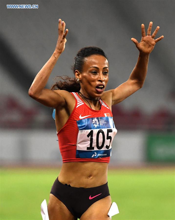 (SP)INDONESIA-JAKARTA-ASIAN GAMES-ATHLETICS-WOMEN'S 1500M