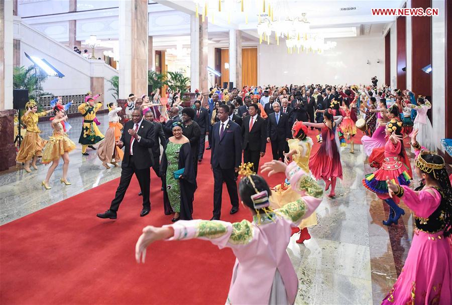 CHINA-BEIJING-FOCAC-SUMMIT-WELCOMING BANQUET (CN)