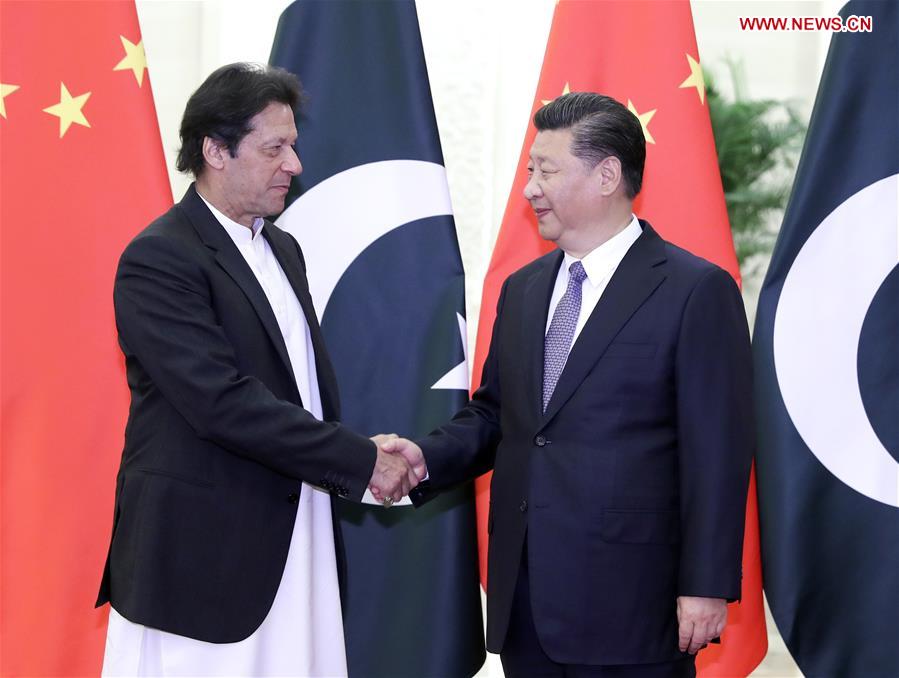 CHINA-BEIJING-XI JINPING-PAKISTANI PM-MEETING (CN)