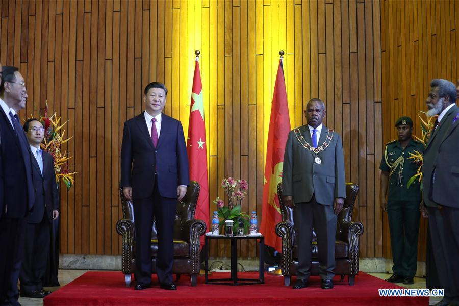 PAPUA NEW GUINEA-CHINA-XI JINPING-GOVERNOR-GENERAL-MEETING