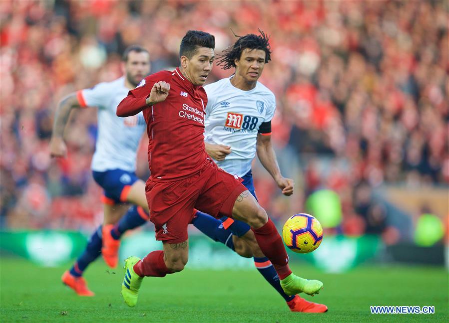 (SP) BRITAIN-LIVERPOOL-FOOTBALL-ENGLISH PREMIER LEAGUE-LIVERPOOL VS BOURNEMOUTH