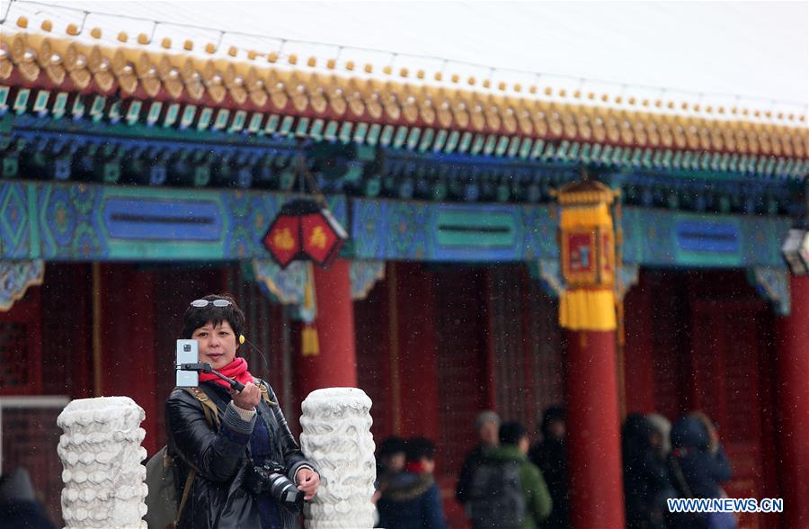 (InPalaceMuseum)CHINA-BEIJING-PALACE MUSEUM-SNOW (CN)