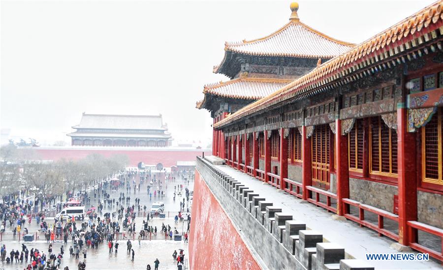 (InPalaceMuseum)CHINA-BEIJING-PALACE MUSEUM-SNOW (CN)