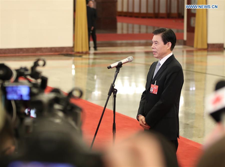 (TWO SESSIONS)CHINA-BEIJING-NPC-MINISTERS-INTERVIEW (CN)