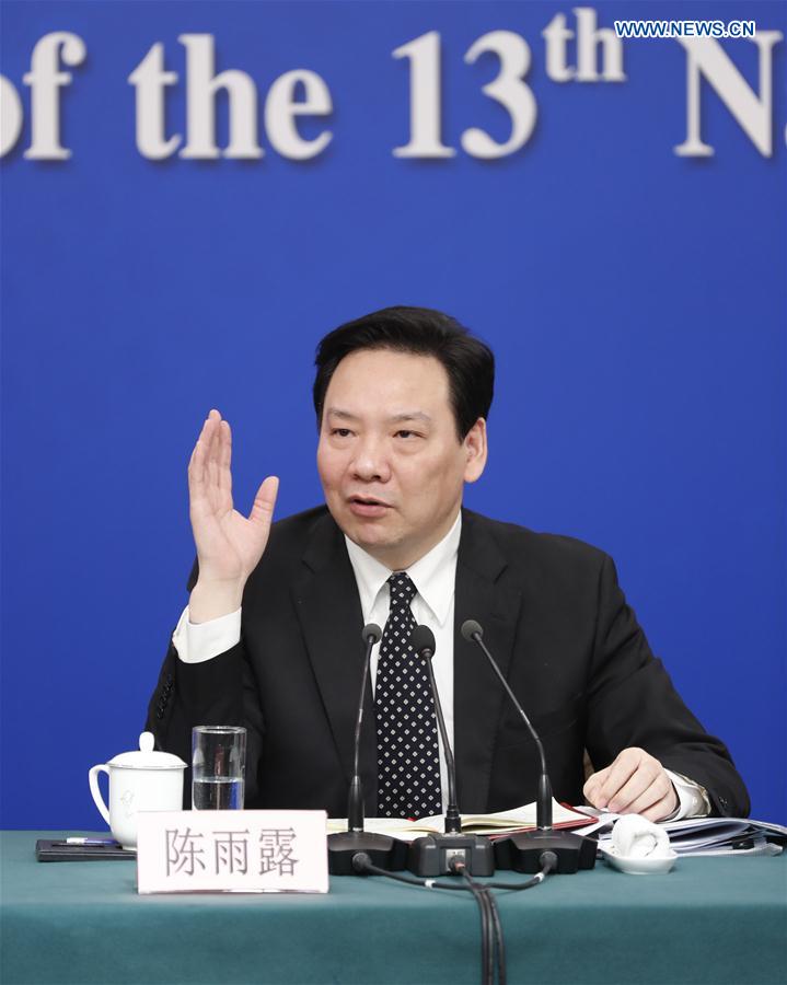 (TWO SESSIONS)CHINA-BEIJING-NPC-PRESS CONFERENCE (CN)