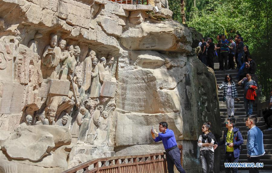 CHINA-CHONGQING-DAZU ROCK CARVING-TOURISM (CN)