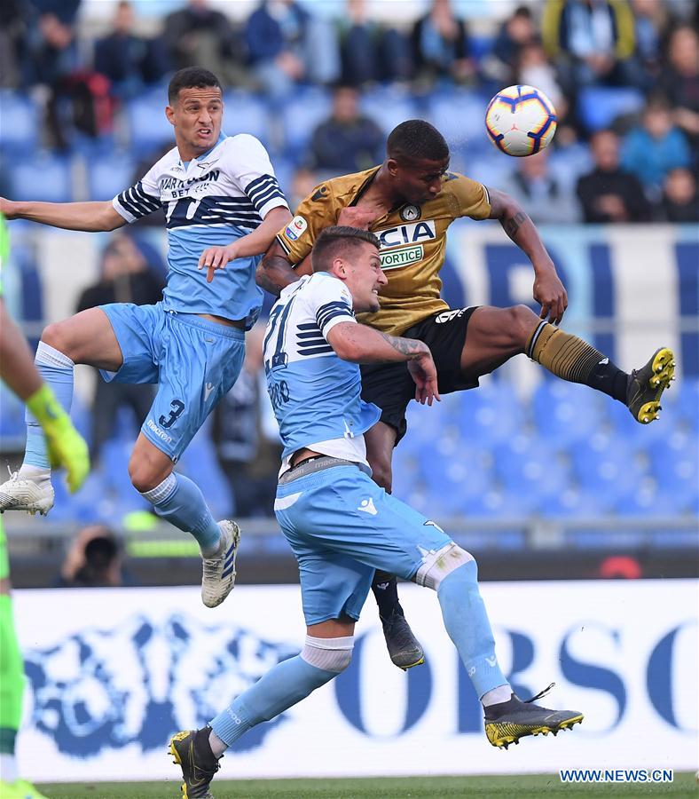 (SP)ITALY-ROME-SOCCER-SERIE A-LAZIO VS UDINESE