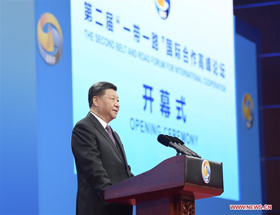 (BRF)CHINA-BEIJING-XI JINPING-BELT AND ROAD FORUM-KEYNOTE SPEECH (CN)