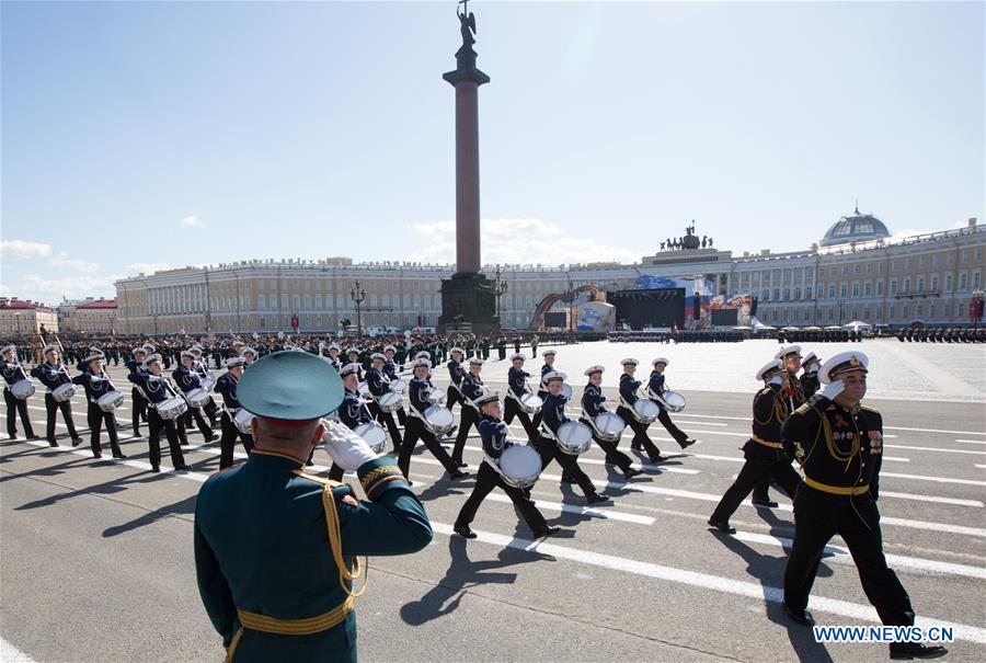 RUSSIA-ST. PETERSBURG-VICTORY DAY-PARADE