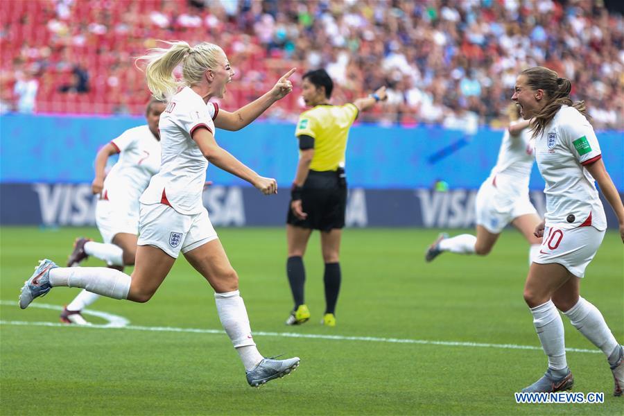 (SP)FRANCE-VALENCIENNES-2019 FIFA WOMEN'S WORLD CUP-ROUND OF 16-ENG VS CMR