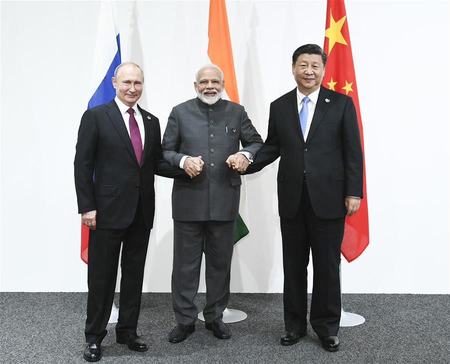 JAPAN-OSAKA-XI JINPING-PUTIN-MODI-MEETING