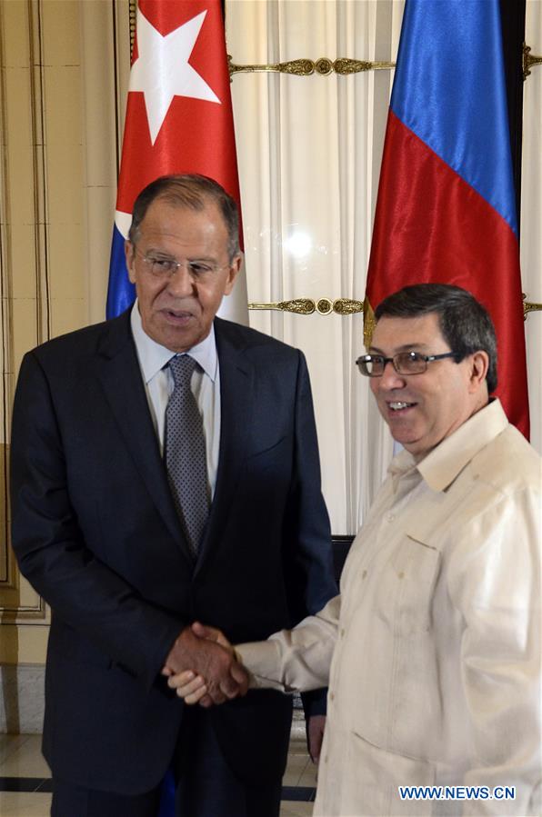 CUBA-HAVANA-RUSSIA-FM-MEETING