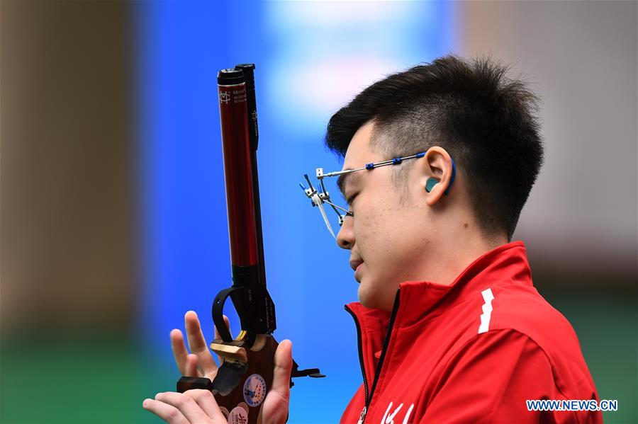 (SP)CHINA-TAIYUAN-2ND YOUTH GAMES-SHOOTING-MEN'S 10M AIR PISTOL