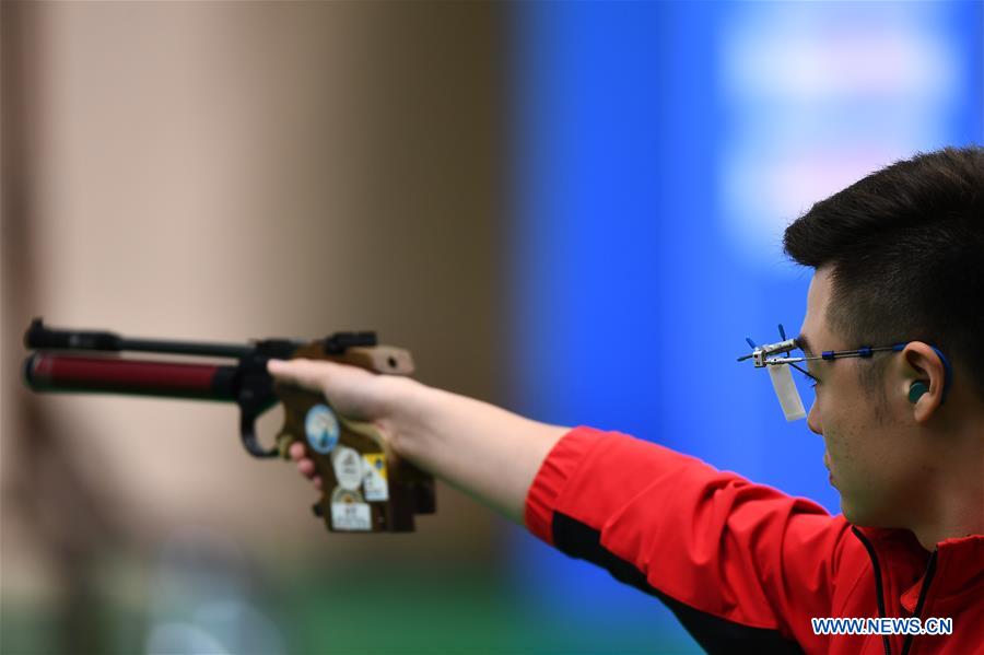 (SP)CHINA-TAIYUAN-2ND YOUTH GAMES-SHOOTING-MEN'S 10M AIR PISTOL