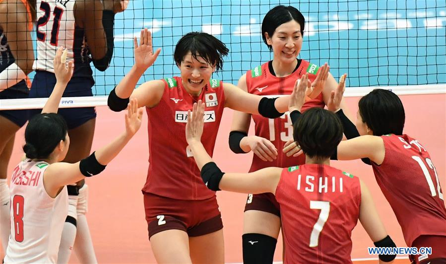 (SP)JAPAN-YOKOHAMA-VOLLEYBALL-WOMEN'S WORLD CUP-DOM VS JPN