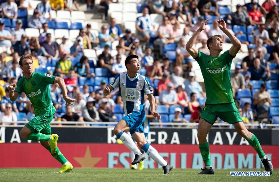 (SP)SPAIN-BARCELONA-SOCCER-SPANISH LEAGUE-ESPANYOL VS REAL SOCIEDAD