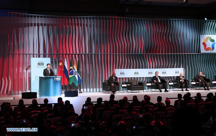 BRAZIL-BRASILIA-XI JINPING-BRICS BUSINESS FORUM