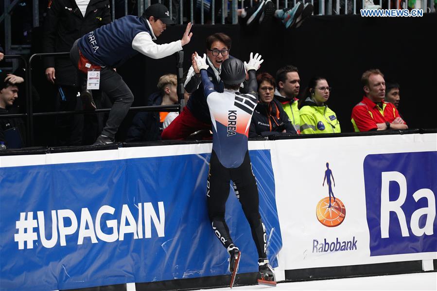 (SP)THE NETHERLANDS-DORDRECHT-ISU WORLD CUP-SHORT TRACK