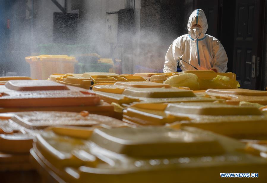 (FOCUS)CHINA-HUBEI-WUHAN-COVID-19-MEDICAL WASTE DISPOSAL (CN)