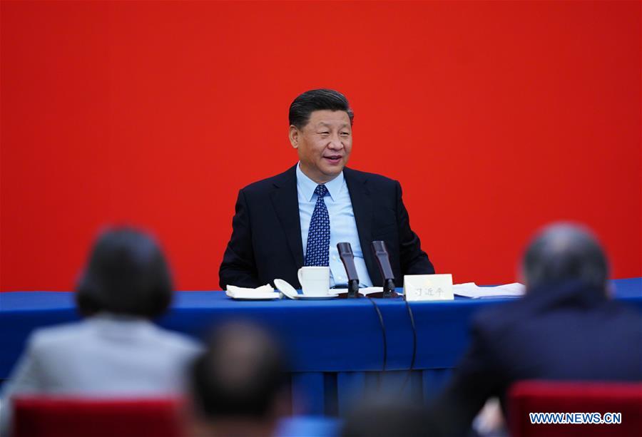 (TWO SESSIONS)CHINA-BEIJING-XI JINPING-CPPCC-JOINT PANEL DISCUSSION (CN)