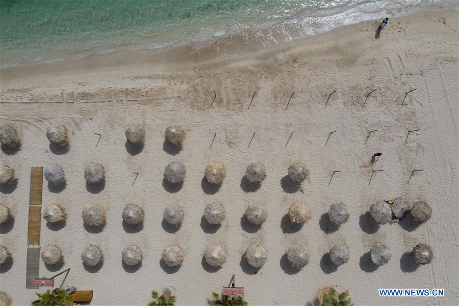 GREECE-BEACH-REOPENING