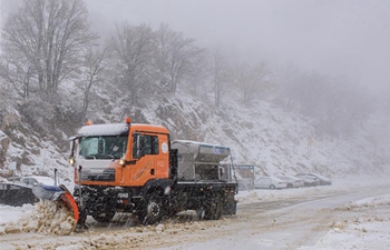 Snowfall hits Golan Heights